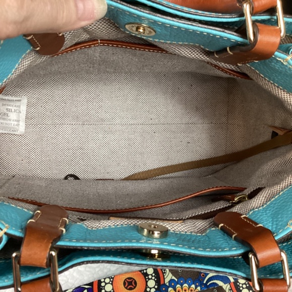 Dooney & Bourke  Calypso Blue Brenna Tote - Picture 9 of 14